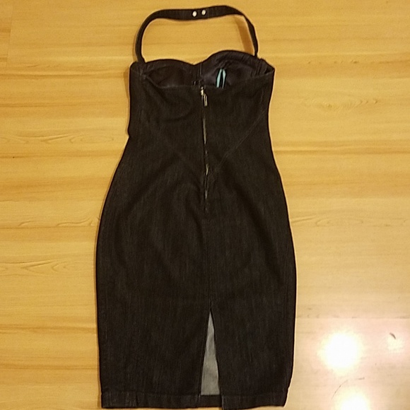 NWOT Marciano Studded Stretch Denim Dress 4 - Picture 3 of 6
